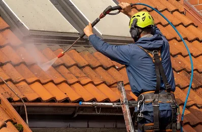Démoussage et hydrofuge de toiture à Loivre